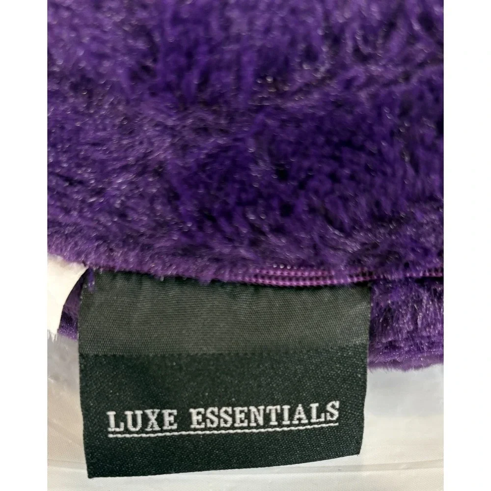 Luxe Essentials Memory Foam Travel Neck Pillow - Faux Fur Softness!